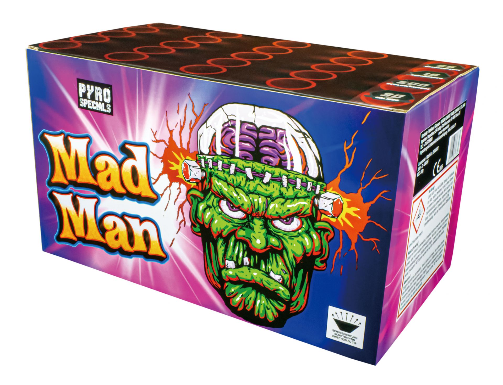 Pyro Specials Mad Man Schuss 25 Schuss Feuerwerksbatterie