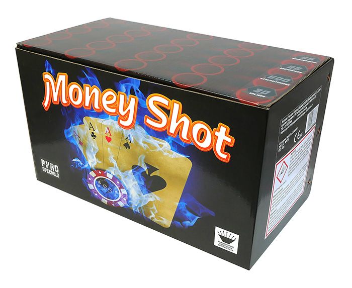 Pyro Specials Money Shot Schuss 25 Schuss Feuerwerksbatterie