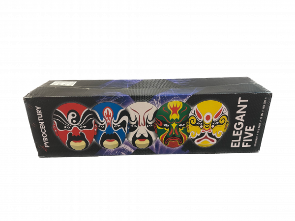 Pyrocentury Elegant Five - Premium Batterie Sortiment (5 Stück) – Bild 2