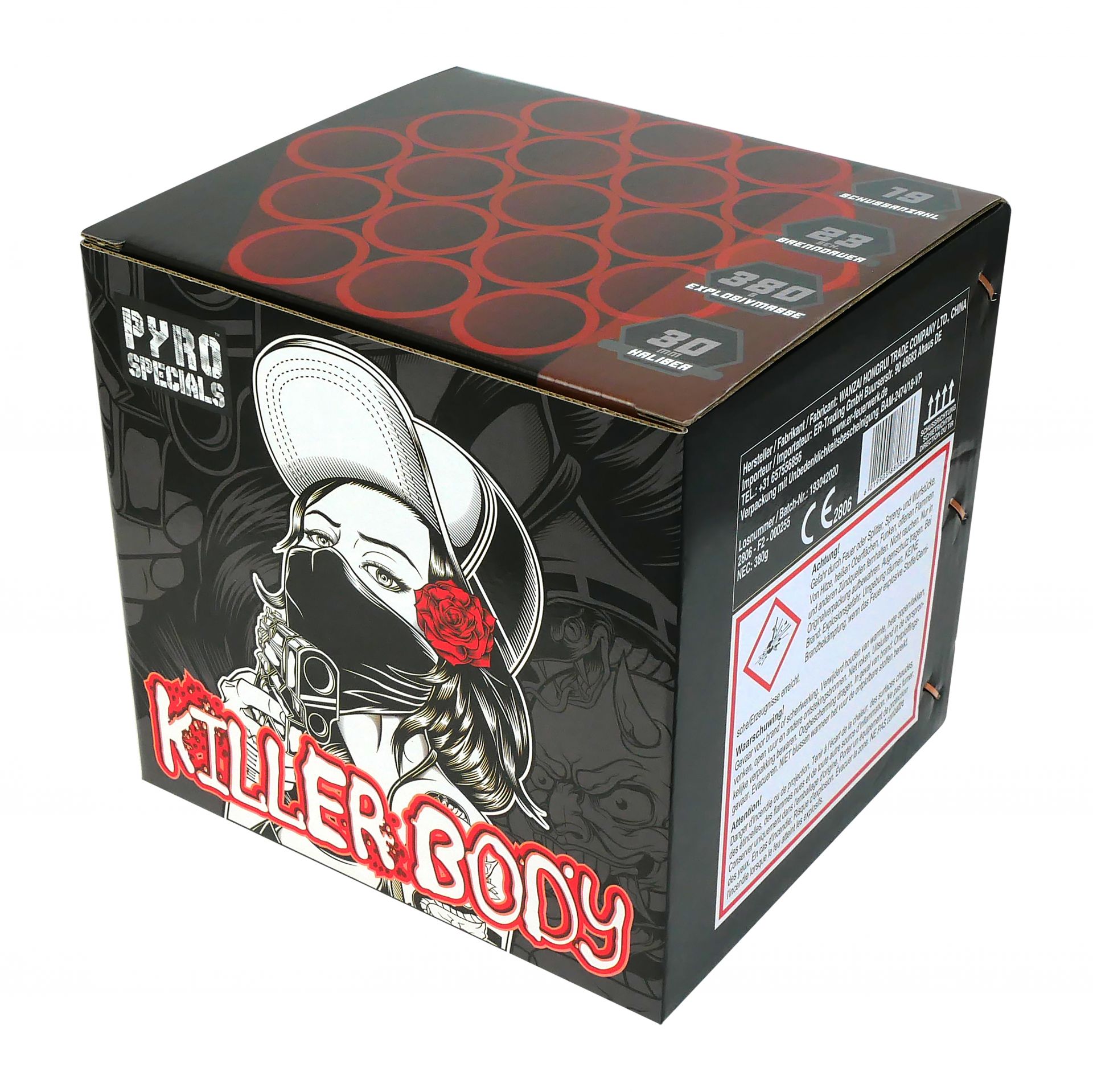 Pyro Specials Killer Body 19 Schuss Feuerwerksbatterie