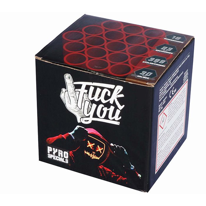 Pyro Specials F*ck You 19 Schuss Feuerwerksbatterie