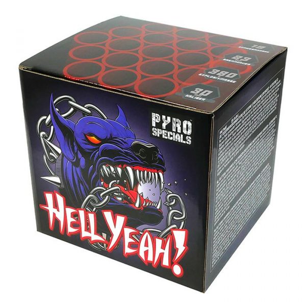 Pyro Specials  Hell Yeah! 19 Schuss Feuerwerksbatterie