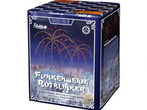Funkeweide Rotblinker Feuerwerksbatterie, 25 Schuss