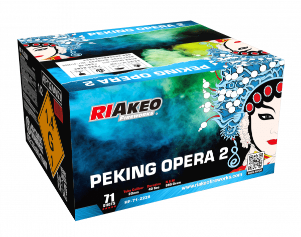 Riakeo Peking Opera 2 - 71 Schuss Verbundfeuerwerk