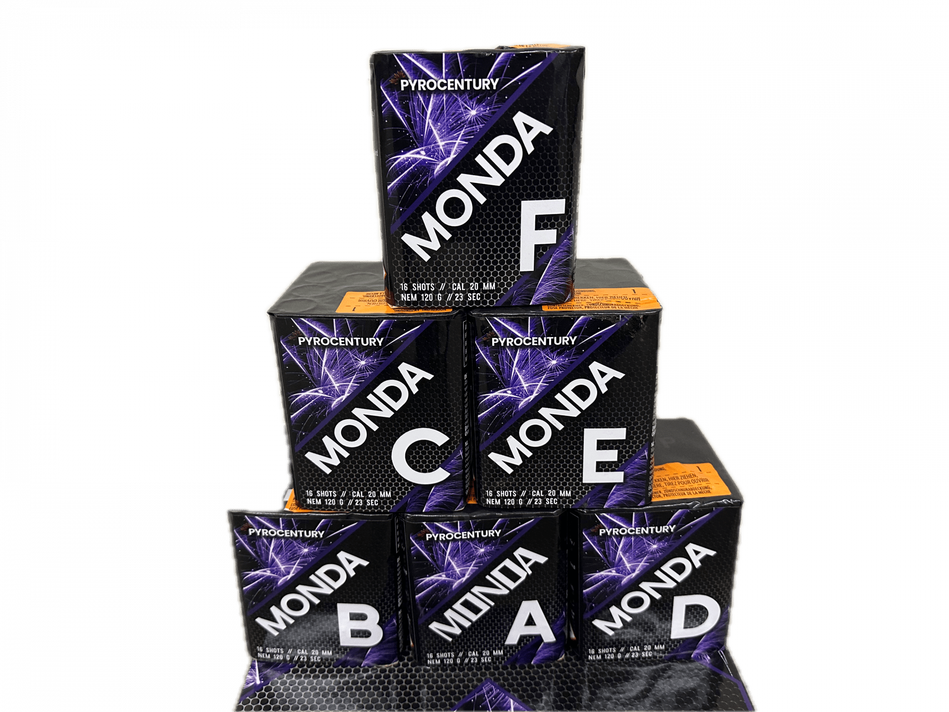Pyrocentury Assortment Monda 6 x 16 Shots – Bild 2