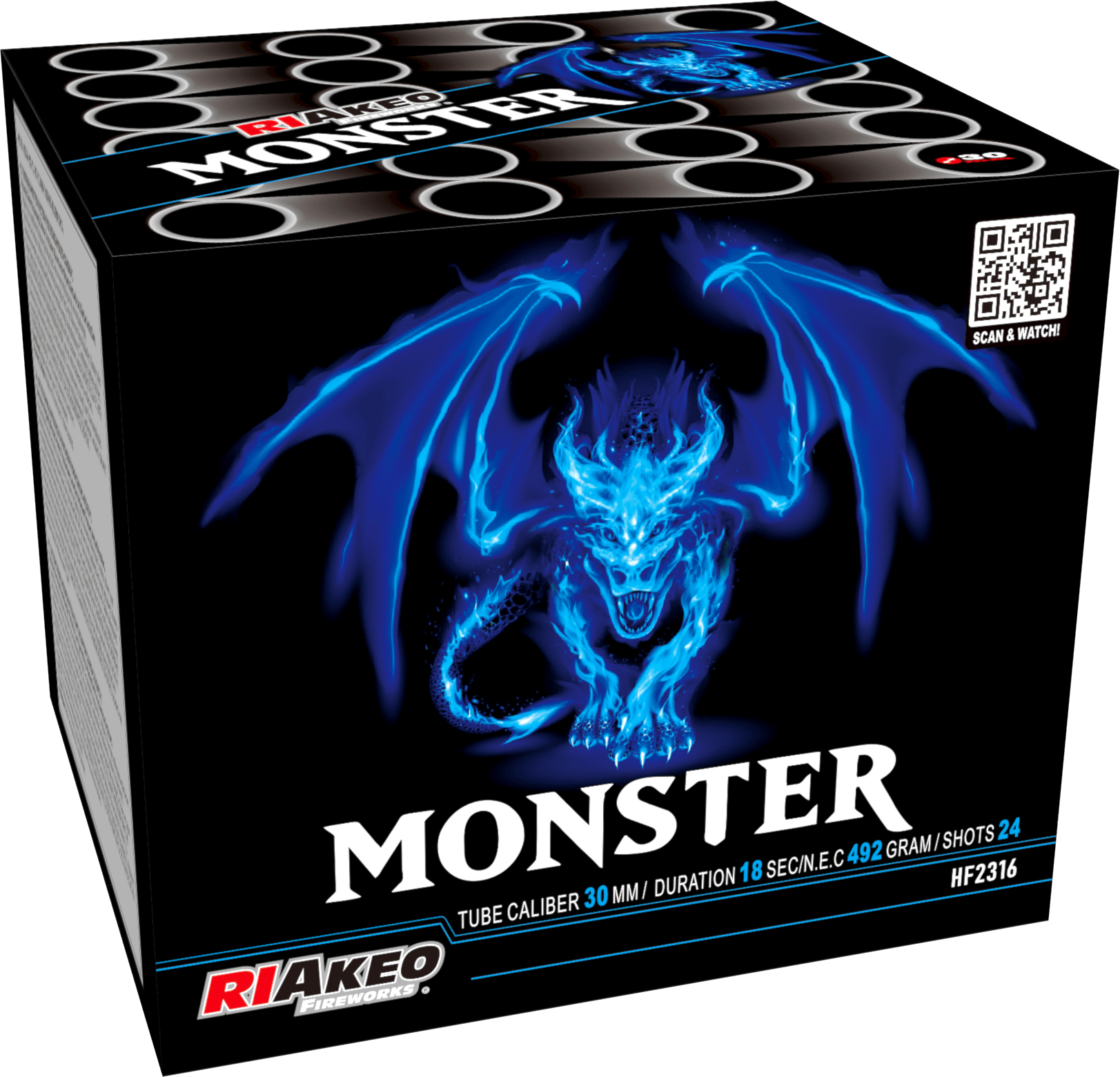 Riakeo Monster 24 Schuss Batterie