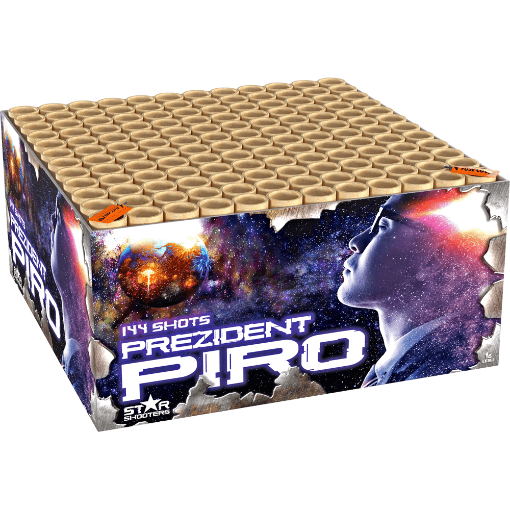 Lesli Prezident Piro 144 Schuss Verbundfeuerwerk