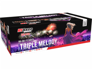 Riakeo Triple Melody 267 Schuss Dreifach Verbundfeuerwerk