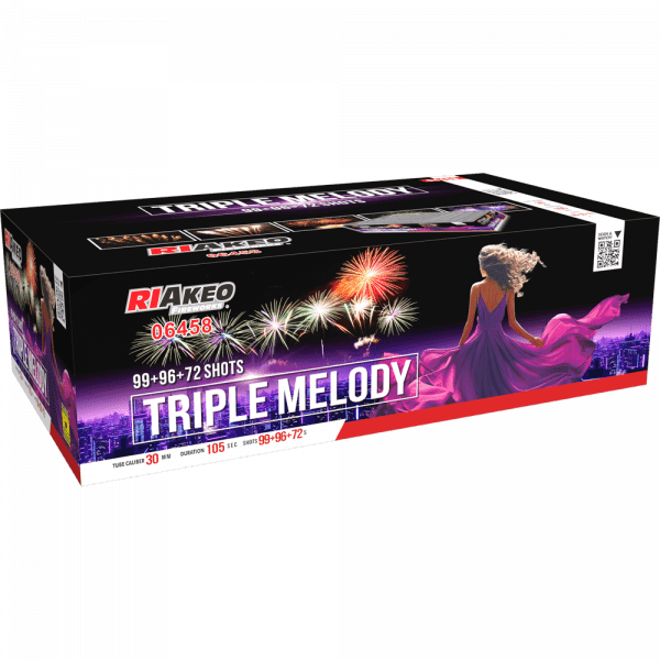 Riakeo Triple Melody 267 Schuss Dreifach Verbundfeuerwerk