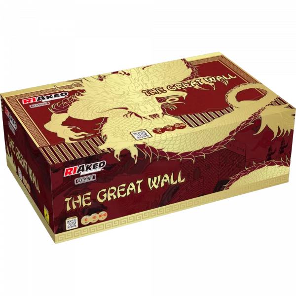 Riakeo The Great Wall 180 Schuss Doppel Verbundfeuerwerk