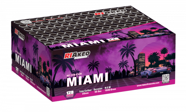 Riakeo Miami 128 Schuss Verbundfeuerwerk
