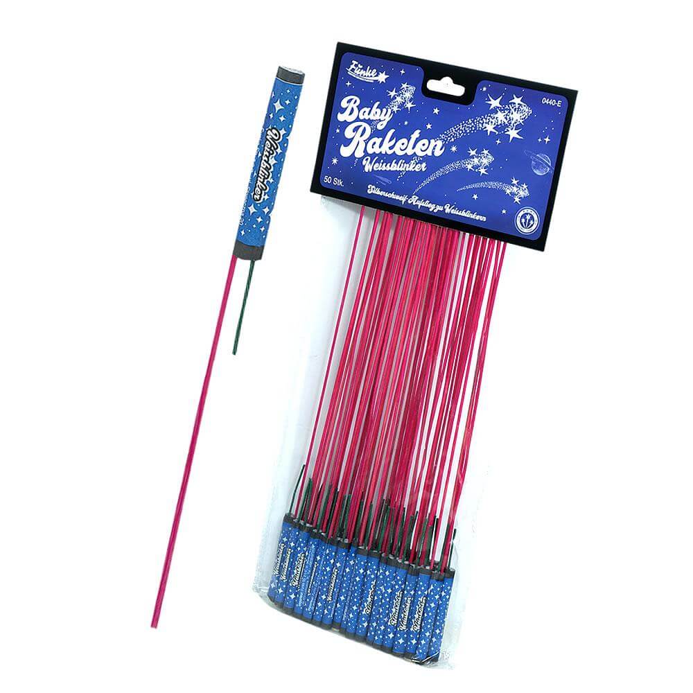 Funke Baby-Raketen Weißblinker