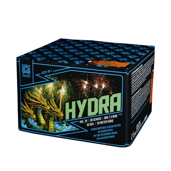 Argento Hydra 38 Schuss Feuerwerksbatterie