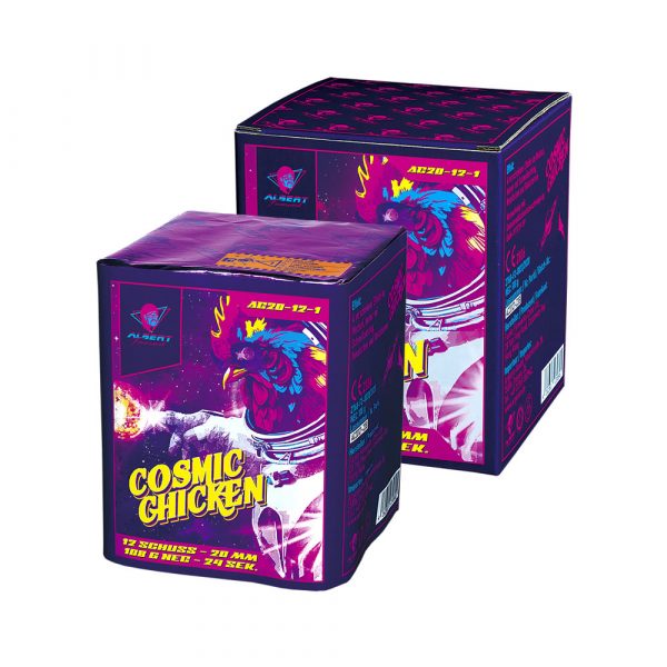 Albert Cosmic Chicken 12 Schuss Batterie