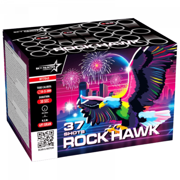 Sky Painter Rock Hawk 37 Schuss Cake