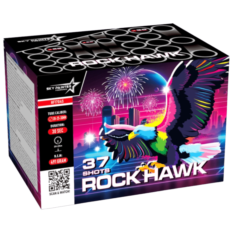 Sky Painter Rock Hawk 37 Schuss Cake