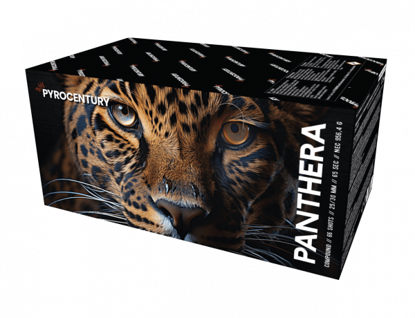 Pyrocentury Panthera 66 Schuss Verbundfeuerwerk