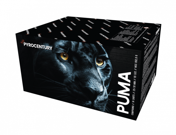 Pyrocentury Puma 74 Schuss Verbundfeuerwerk