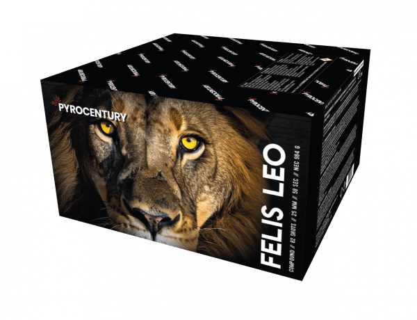 Pyrocentury Felis Leo 82 Schuss Verbundfeuerwerk