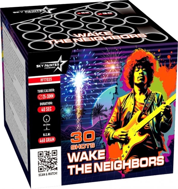 Sky Painter Wake The Neighbors 30 Schuss