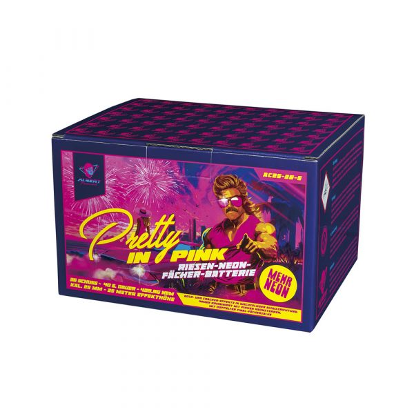 Albert Pretty in Pink 36 Schuss Batterie