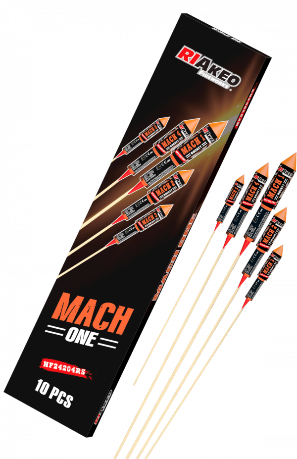 Riakeo Mach One  10 Raketen (Neuheit 2025)