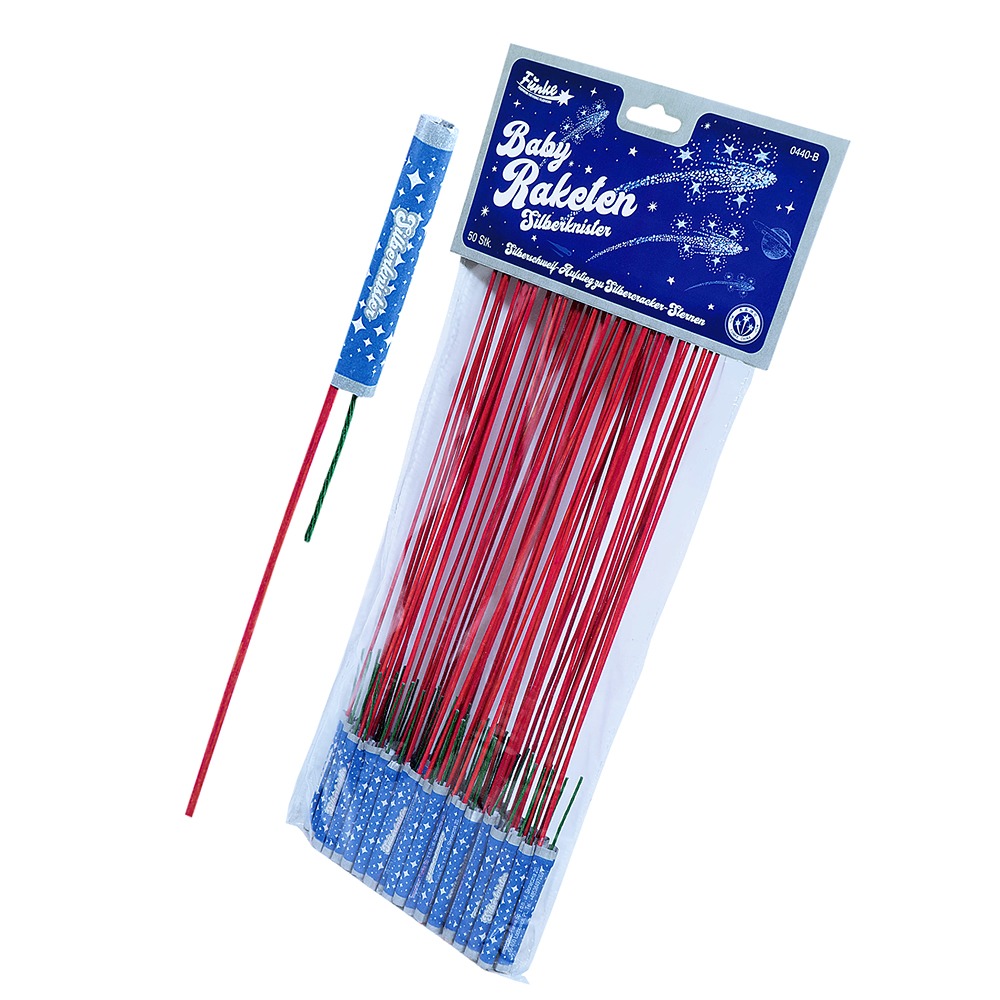 Funke Baby-Raketen Silberknister