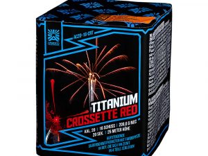 Argento Titanium Crossette Red