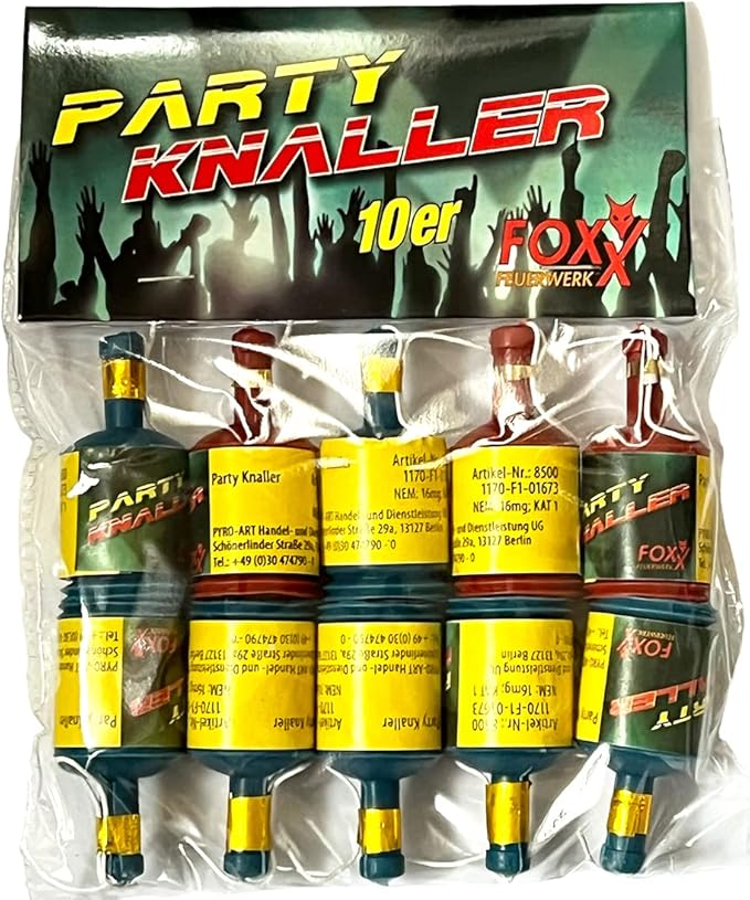 Foxx Party Knaller. 10er Beutel