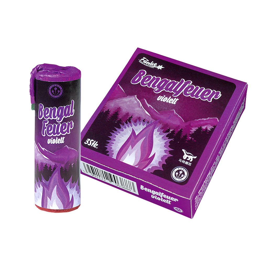 Funke Bengalfeuer Violett