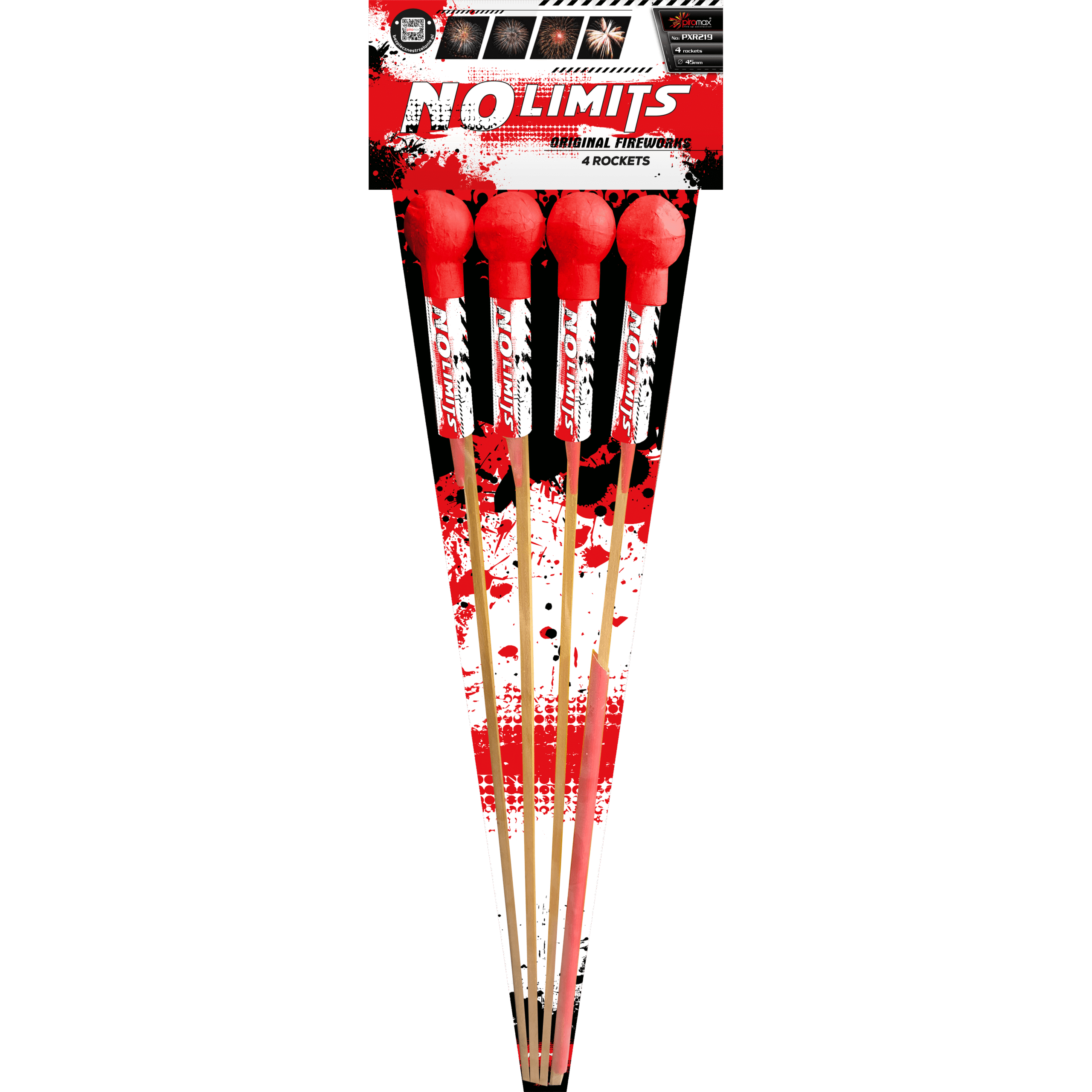 Piromax No Limits, Raketenset