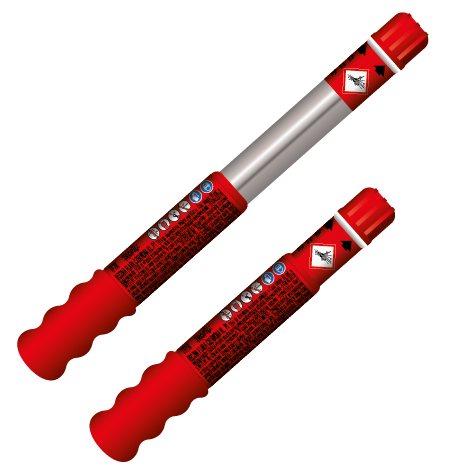 Tropic TF7R Handfackel, Rot