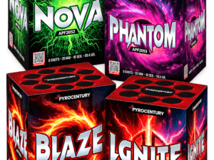 Pyrocentury 9 Schuss Sortiment 4 Batterien