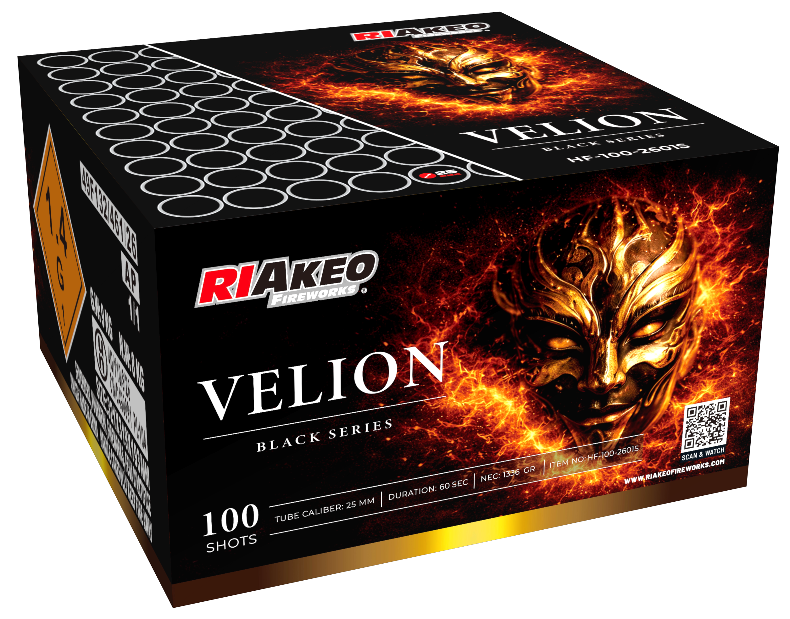 Riakeo Velion 100 Schuss Verbundfeuerwerk