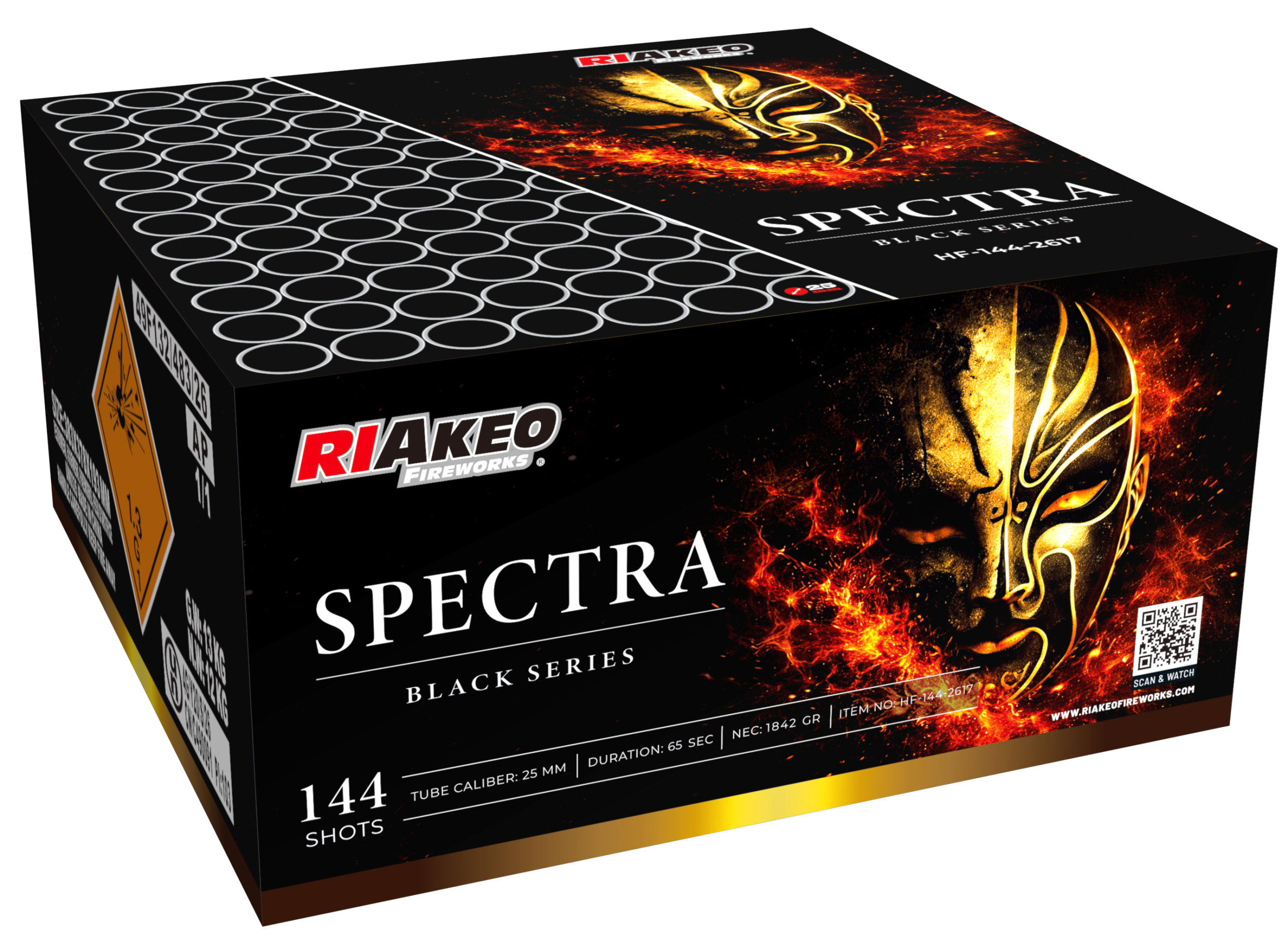 Riakeo Spectra 144 Schuss Verbundfeuerwerk
